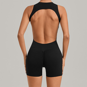 VÉLORE Half-Zip Sculpt Jumpsuit - product photo