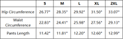 The Diane Skort — vendor size chart