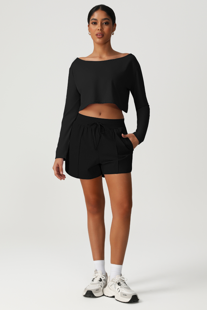 The Soleil Off-Shoulder Short Set — product photo 10