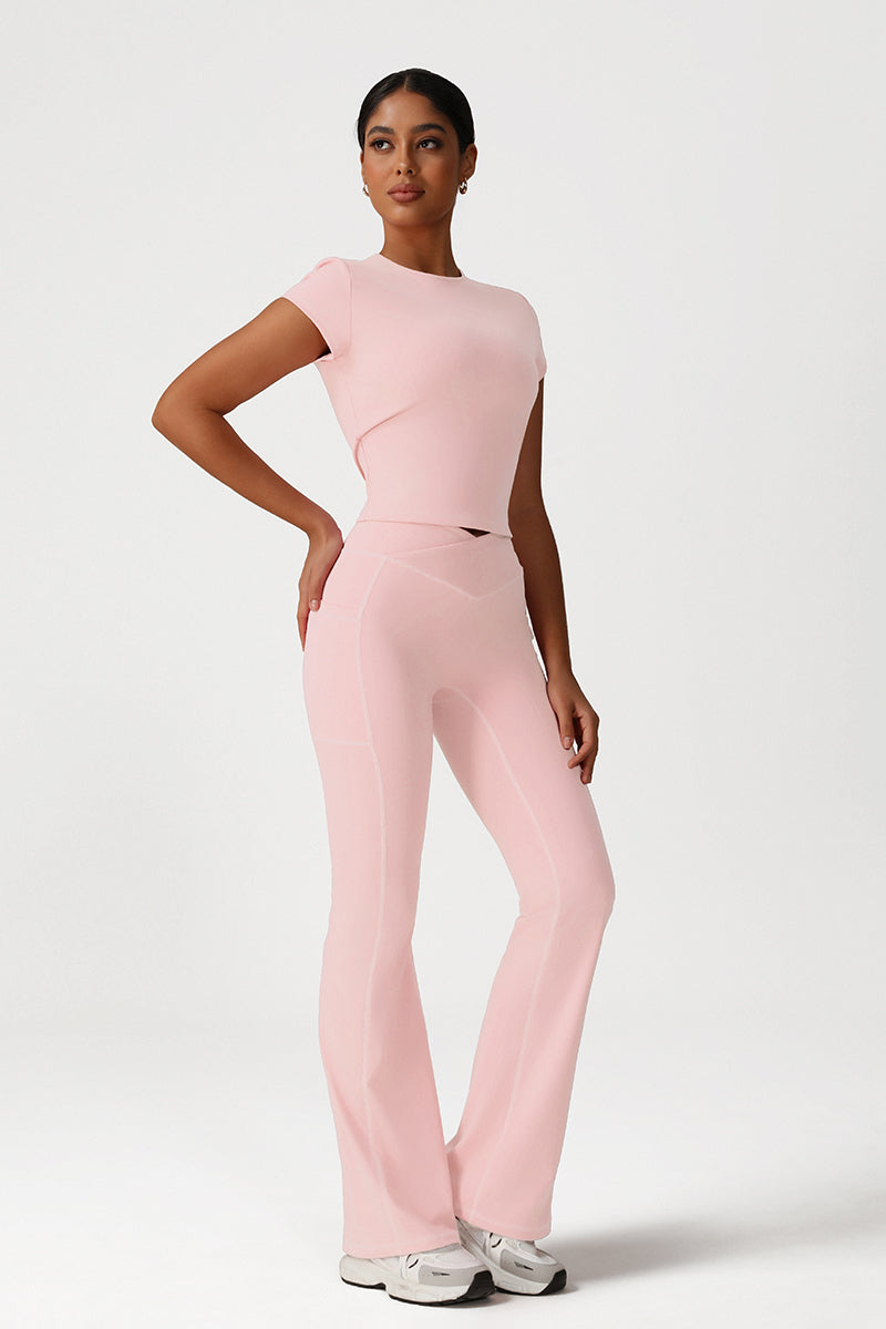 The Knightsbridge Tee & Flare Pant Set — product photo 3
