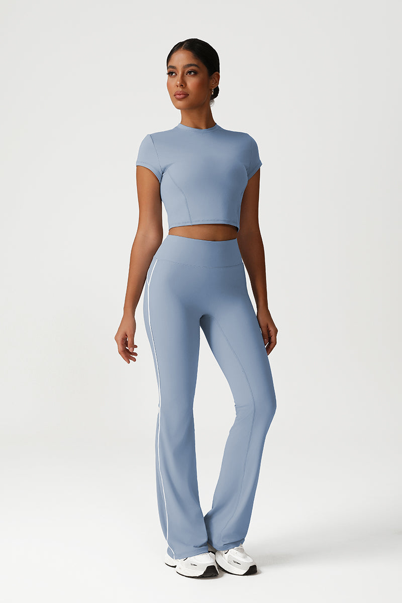 The Sylvie Tee & Flare Legging Set — product photo 5