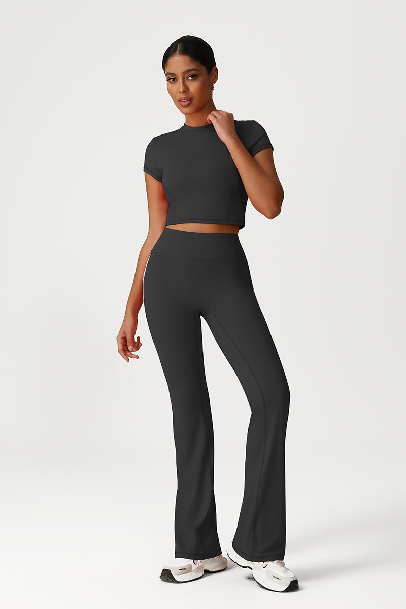 The Sylvie Tee & Flare Legging Set — product photo 3