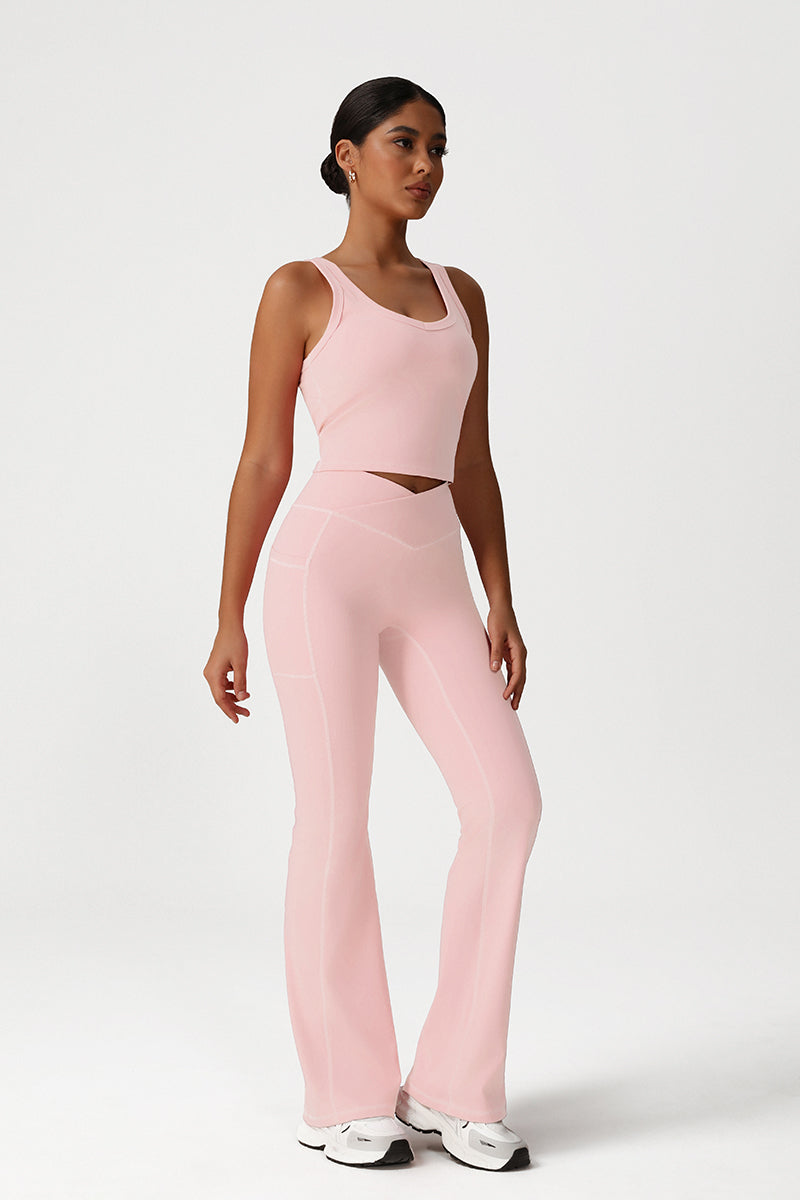 The Knightsbridge Tank & Flare Pant Set — product photo 3
