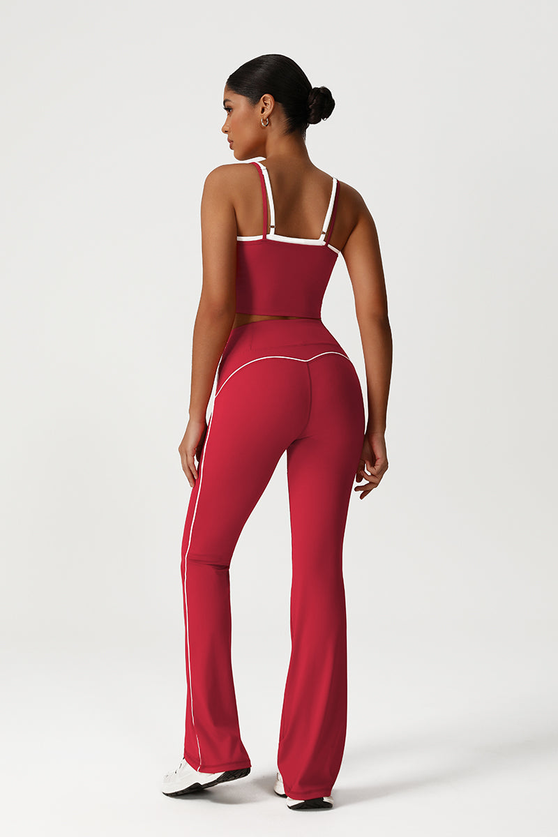 The Sylvie Vest & Flare Legging Set — product photo 2
