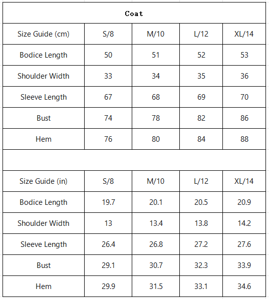 VÉLORE Coffee Cardigan, Bra & Shorts 3-Piece Set - vendor size chart