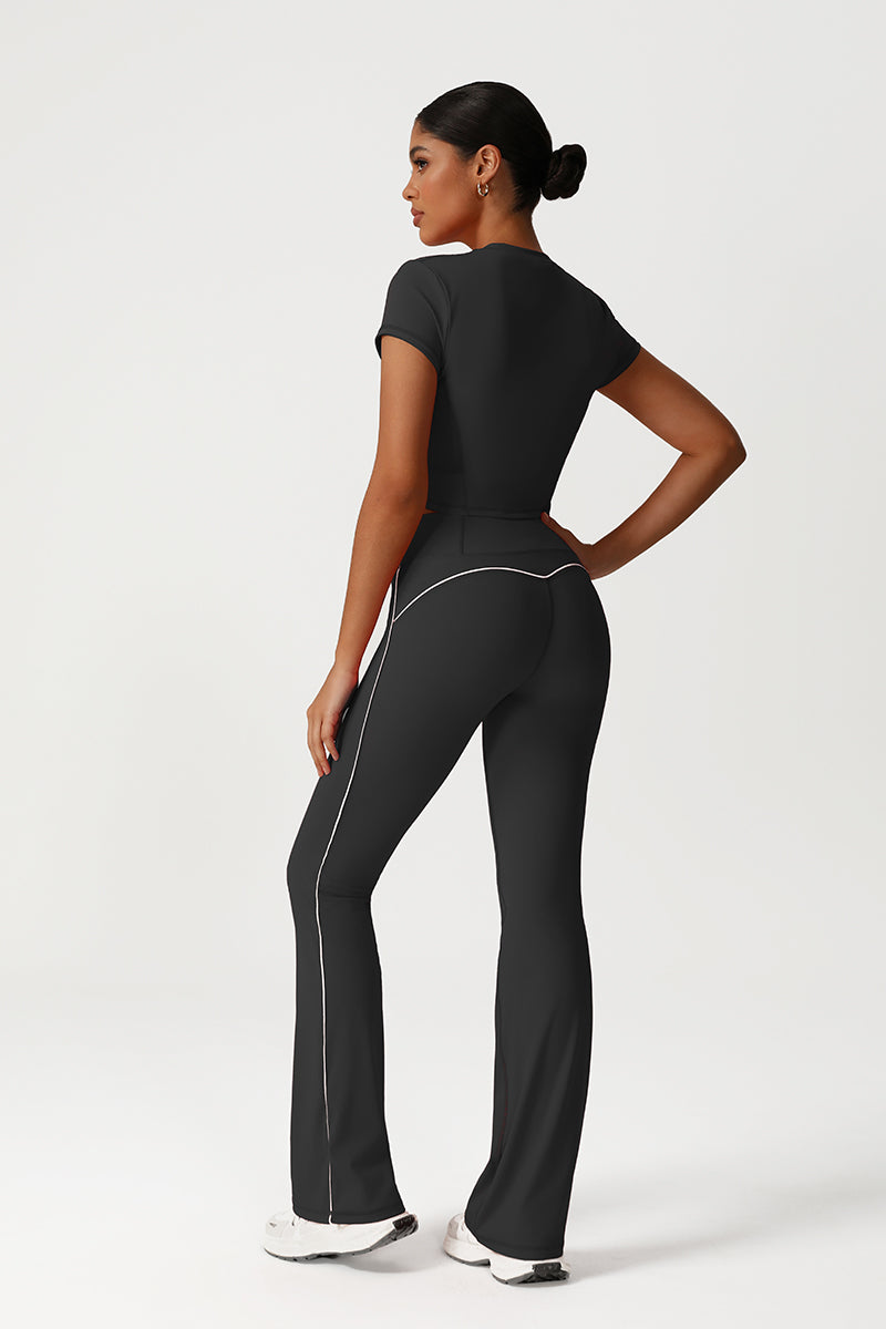 The Sylvie Tee & Flare Legging Set — product photo 4