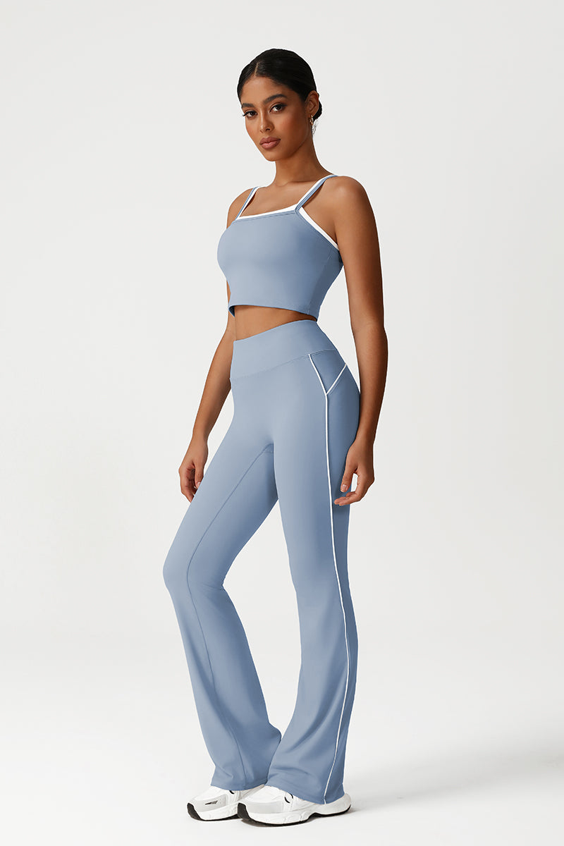 The Sylvie Vest & Flare Legging Set — product photo 6