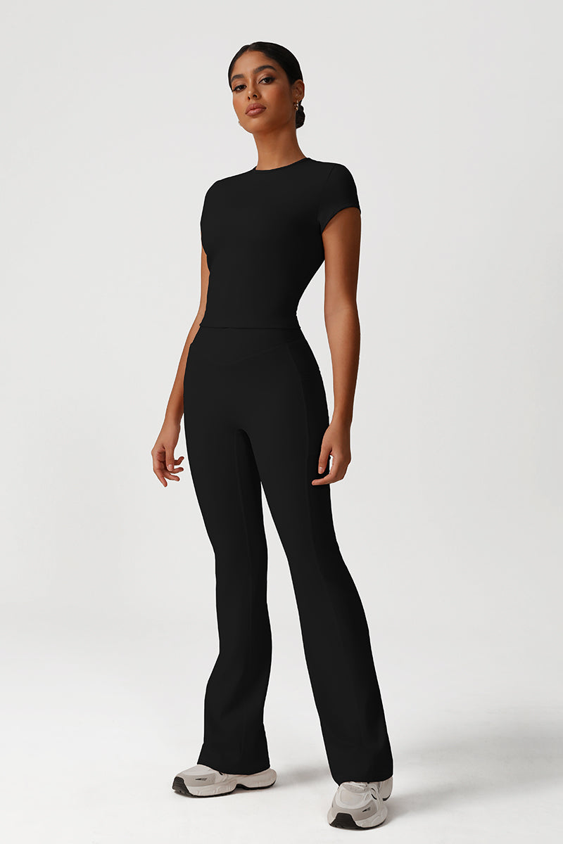 The Knightsbridge Tee & Flare Pant Set — product photo 6