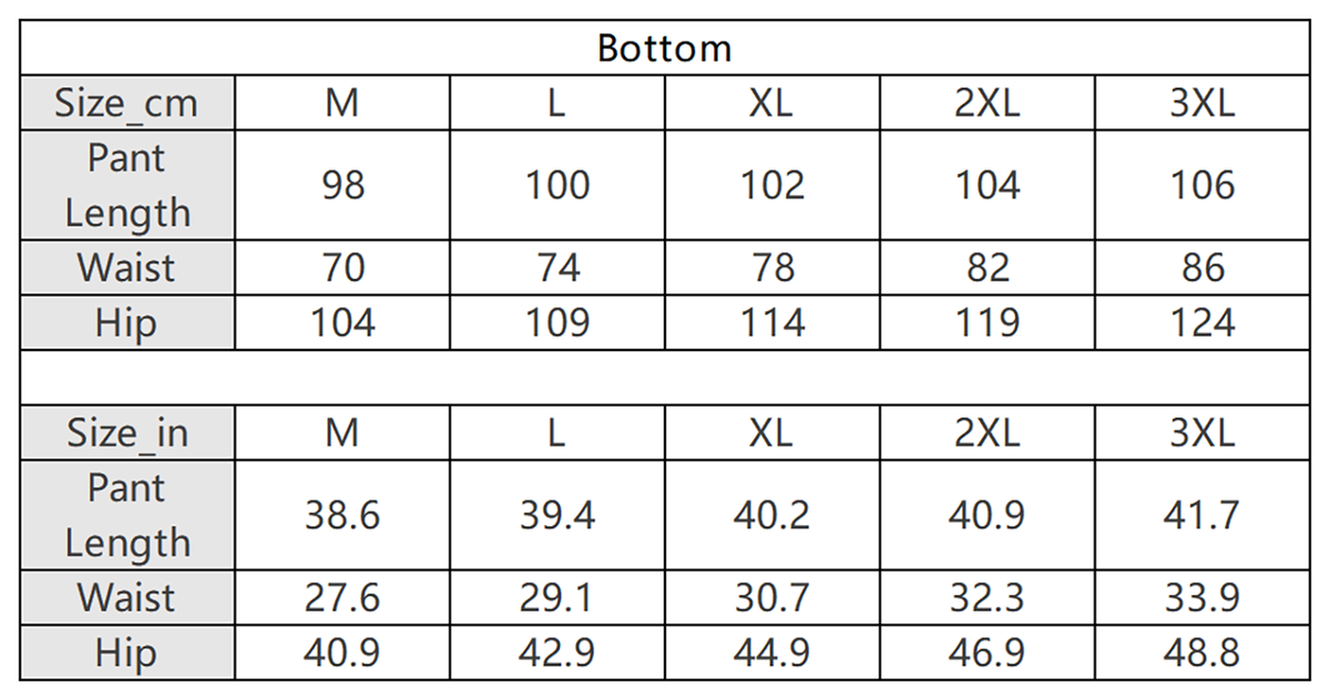 The Mercer Pant — product photo or size chart 4