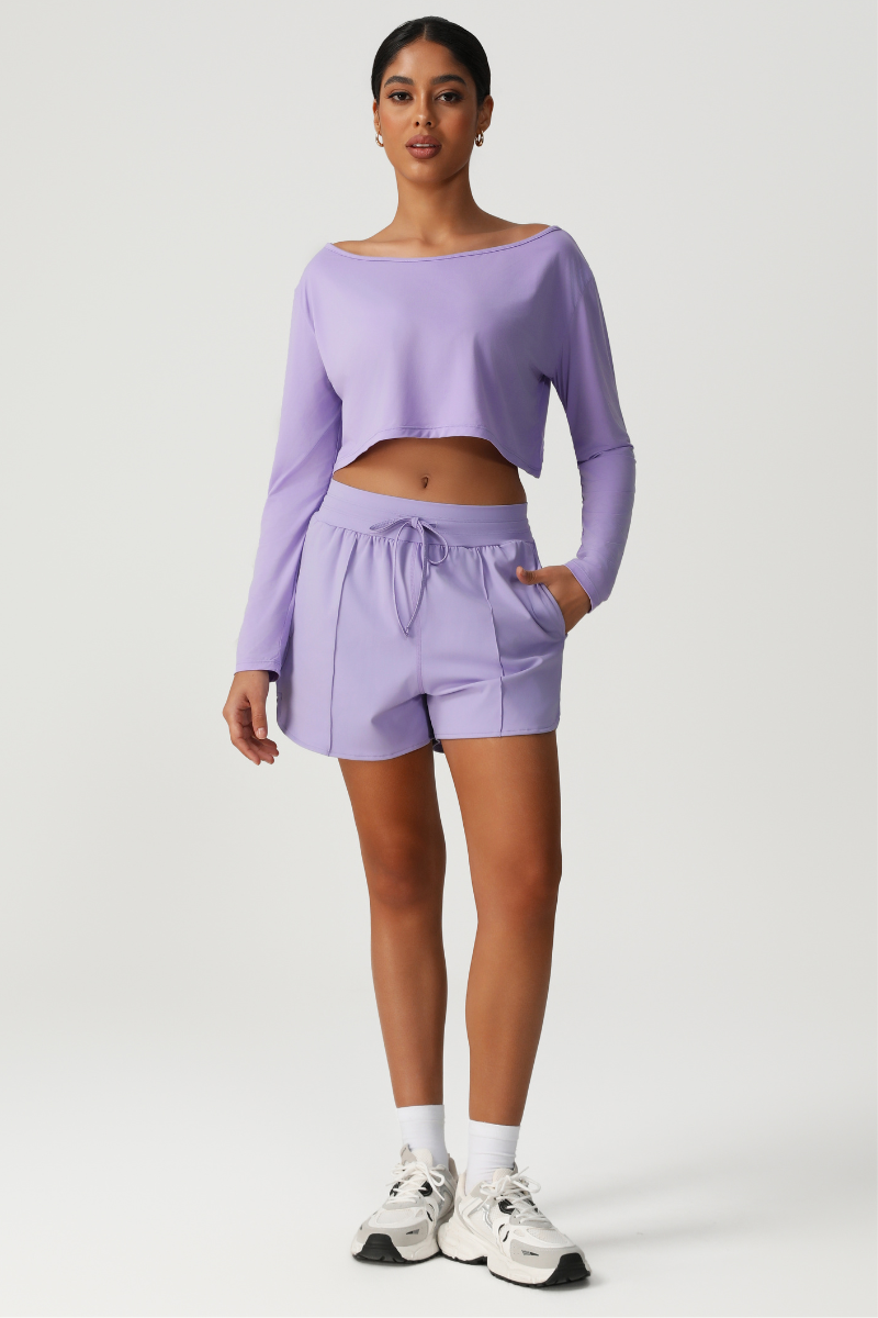 The Soleil Off-Shoulder Short Set — product photo 6