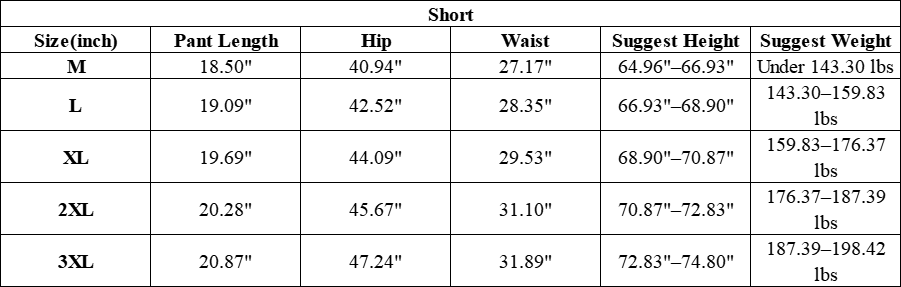 The Northstar Cargo Short — product photo or size chart 6