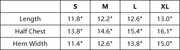 The Élanora Bra — vendor size chart